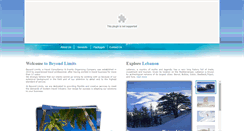 Desktop Screenshot of beyondlimits-lb.com