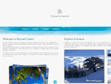 Tablet Screenshot of beyondlimits-lb.com